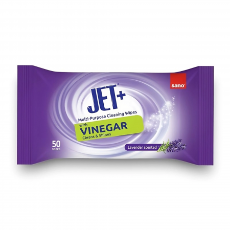 Servetele umede antibacteriene - Servetele umede - Sano Jet Universal Wipes Cu Otet 50 buc