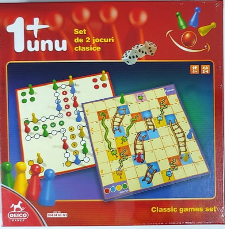 Jucarii, Copii & Bebe - Set 2 Jocuri Clasice DEICO GAMES