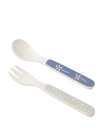 Set 5 piese pentru masa bebelusi, din bambus, model Swan - Fresk [3]