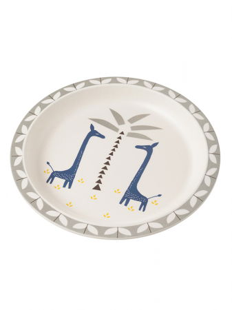 Set 5 piese pentru masa bebelusi, din bambus, model Swan - Fresk [2]