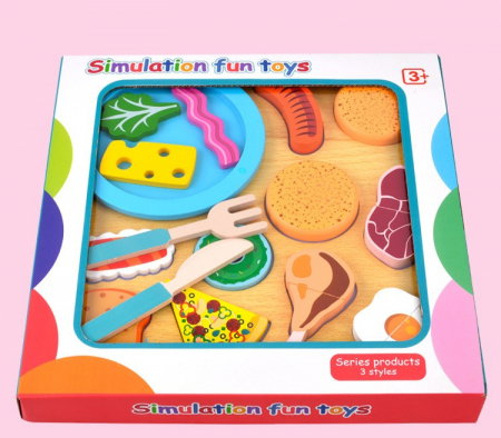 Jucarii, Copii & Bebe - Set Alimente de feliat Puzzle 3D