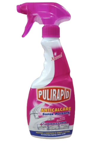 Anticalcar si Tevi - Solutie anticalcar cu otet alb Pulirapid Anticalcare Aceto 500ml