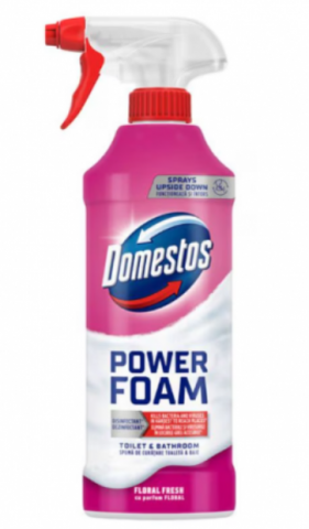 Dezinfectant toaleta - Spuma de curatare spray, Domestos Power Foam, 435ml