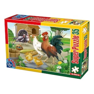 Jucarii, Copii & Bebe - Super Puzzle Pasari 35 Piese D-TOYS