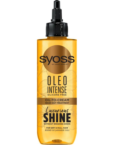 Ingrijire Personala & Cosmetice - Syoss Oleo Intense, tratament intensiv pentru hidratare si stralucire luxurianta, pentru par tern si uscat, 200 ml