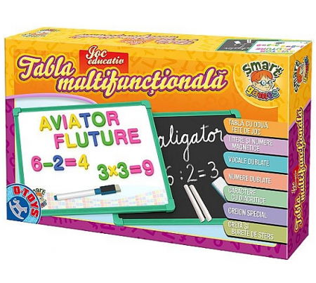 Jocuri Educative - Tabla Multifunctionala Numere si Alfabet