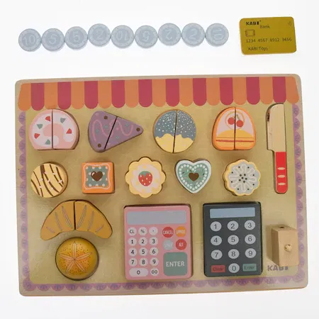 Tablita din lemn cu Figurine tip Produse de Patiserie - Ileana Prodexim [0]