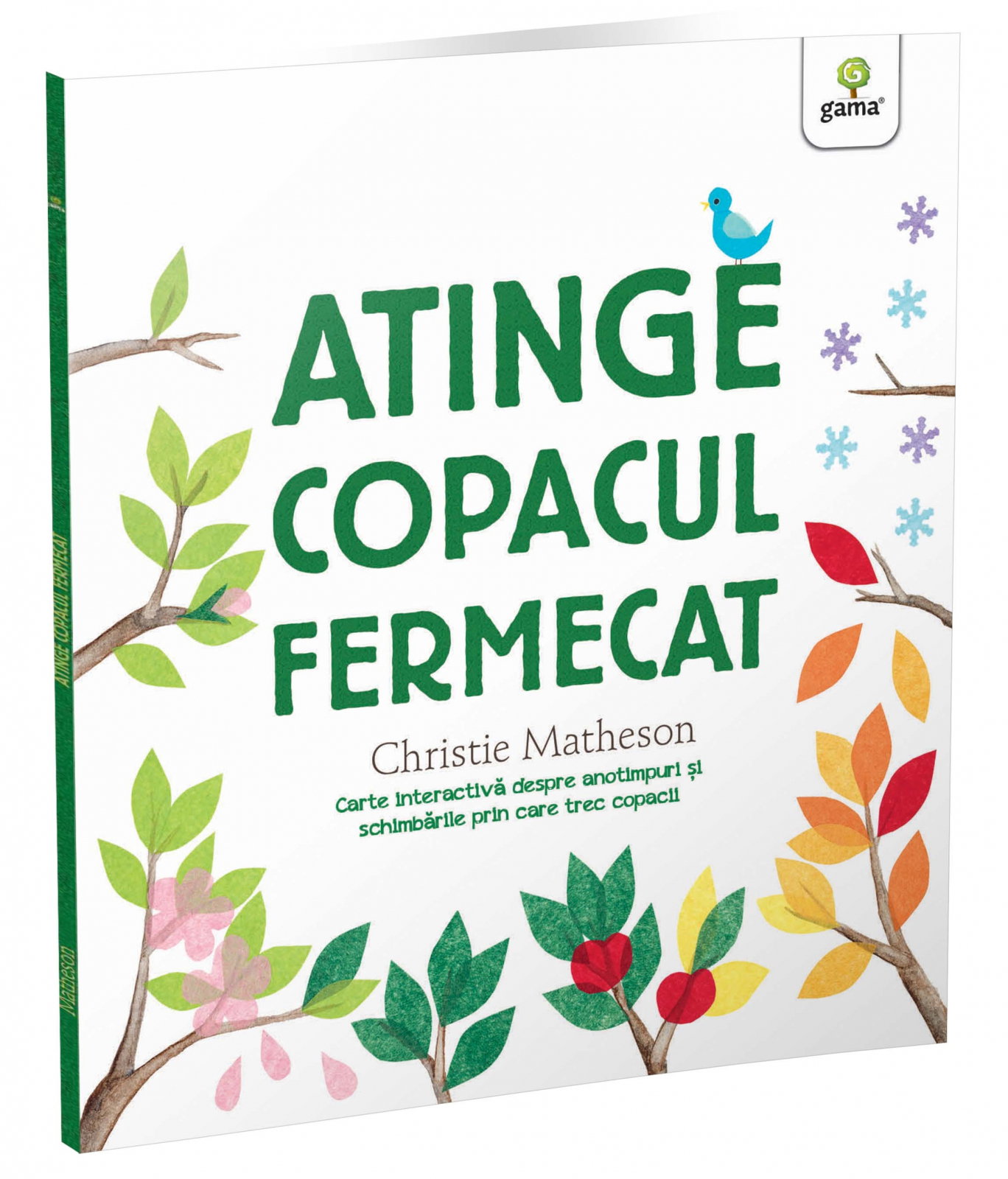 Atinge copacul fermecat. Carte interactiva despre anotimpuri si schimbarile prin care trec copacii