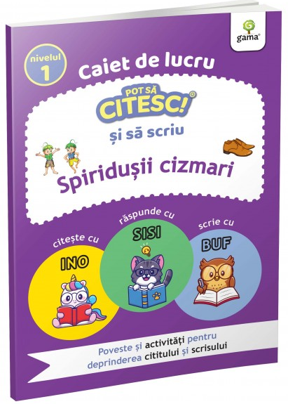 Caiet de lucru. Pot sa citesc si sa scriu: Spiridusii cizmari