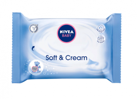 Servetele Nivea Baby Soft  Cream, 63 buc