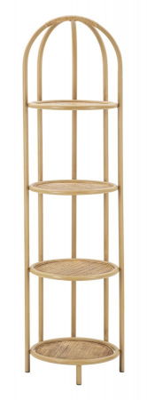 Biblioteci - Raft PANAMA, Maro, Fier/Lemn/Plastic, 150x40x38 cm