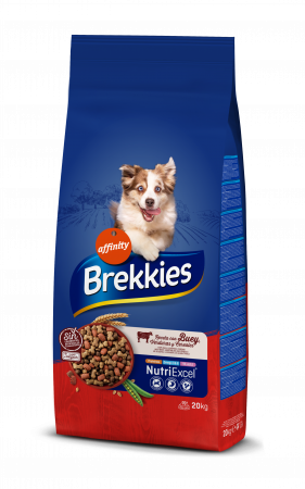 JuniorSoft - Brekkies - Câine Adult Mix Vită cu legume și cereale 20 kg