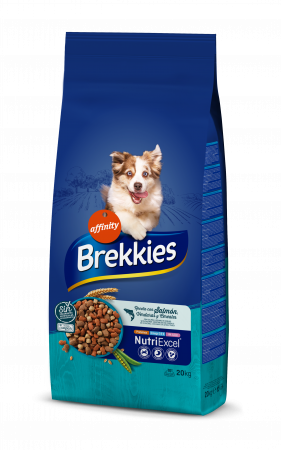 JuniorSoft - Brekkies - Câine Adult cu Somon, legume și cereale 20 Kg