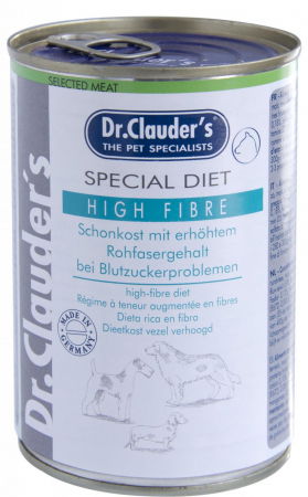 JuniorSoft - Dr. Clauder`s - Dietă High Fibre pentru câini 400g
