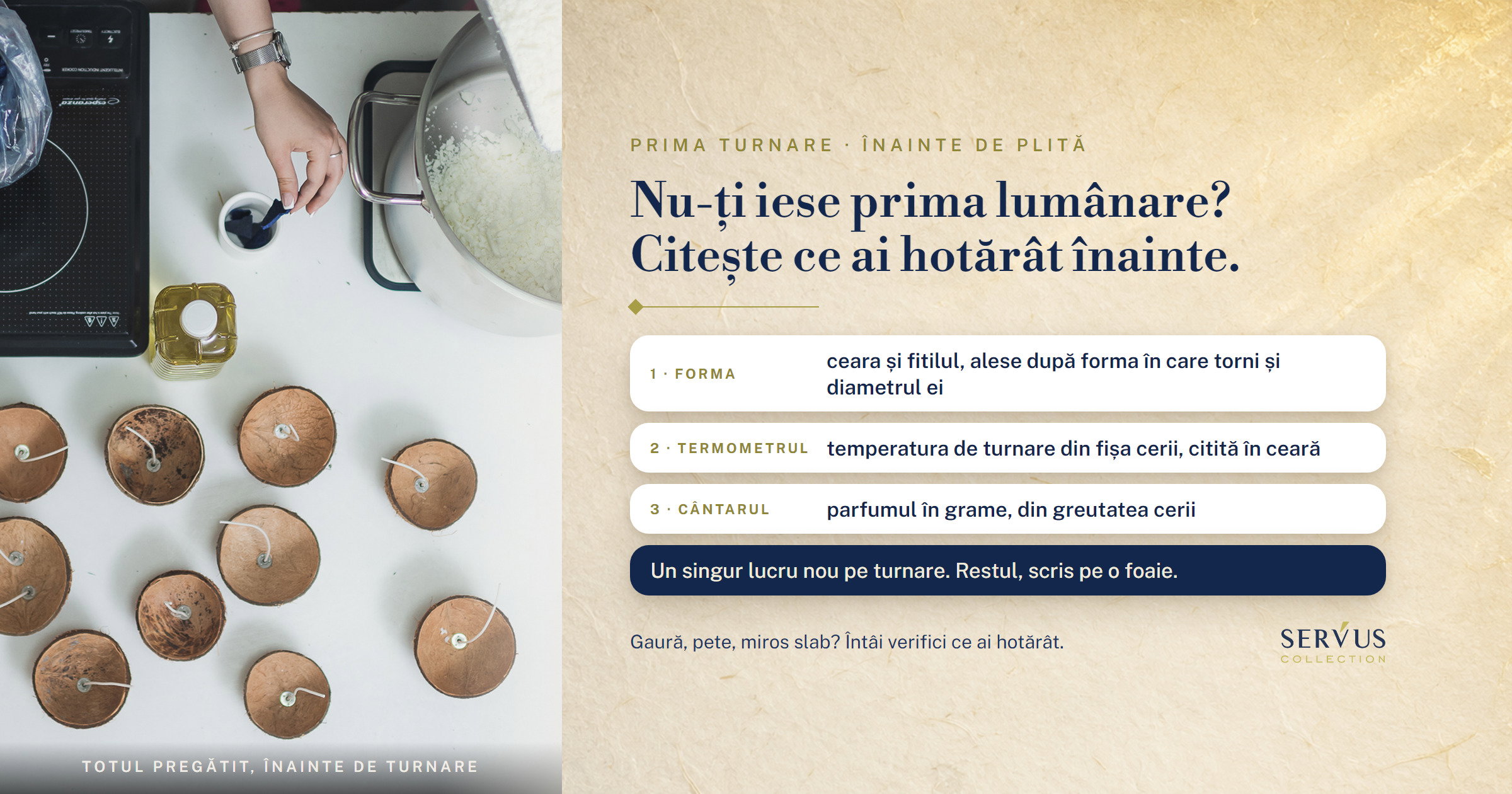 Cinci greșeli de începător la lumânări, făcute înainte de prima turnare