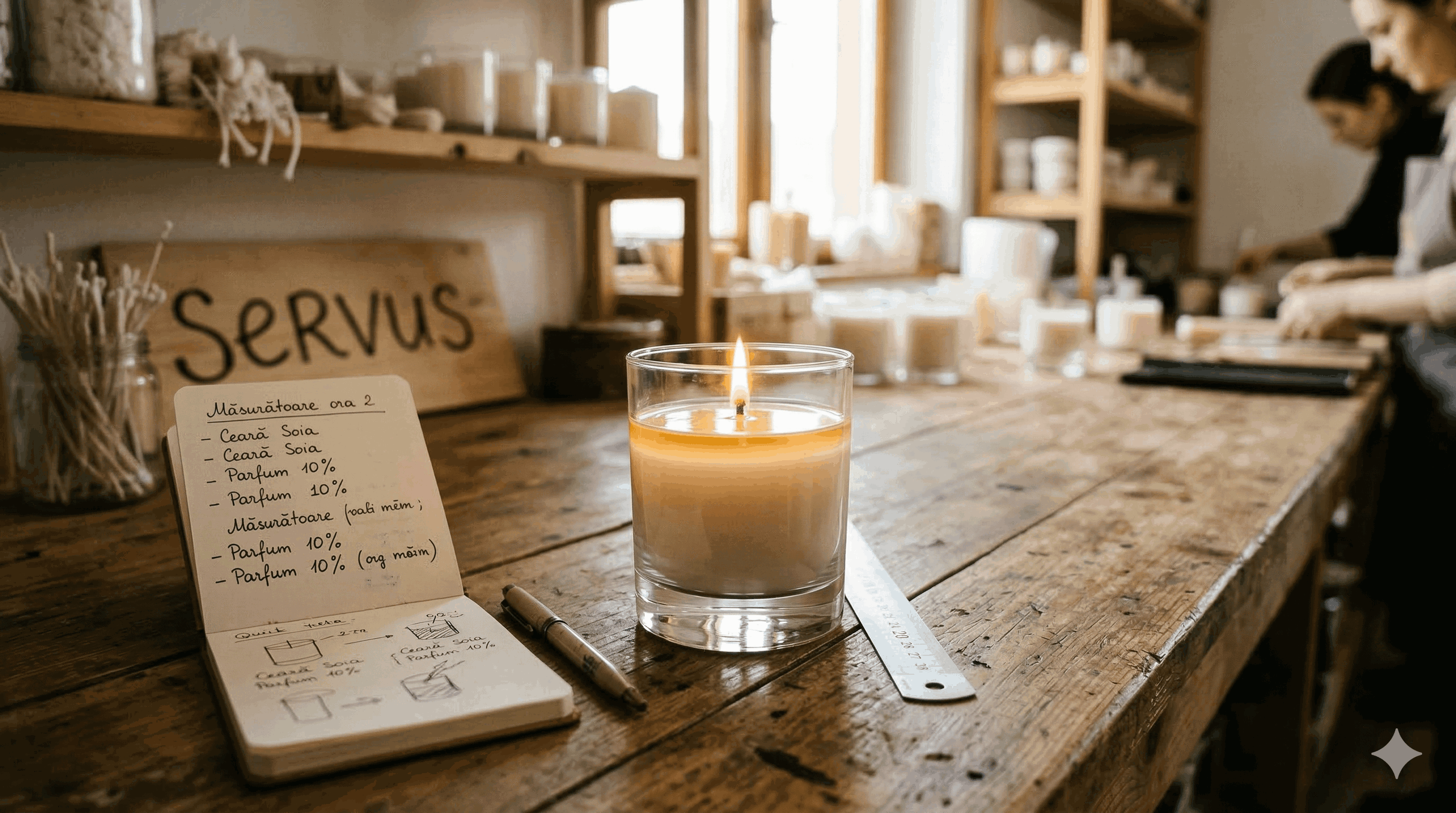 Cum alegi fitilul perfect pentru lumânări în recipiente – Ghid complet Servus 2026