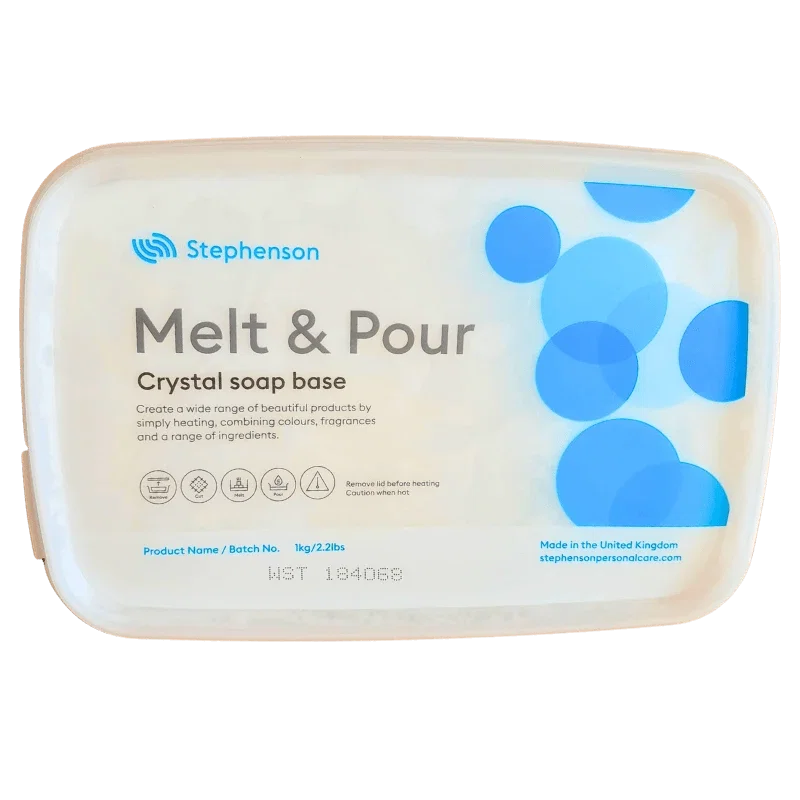 Bază de săpun albă vegetală - Melt & Pour Crystal WST, 1kg [3]