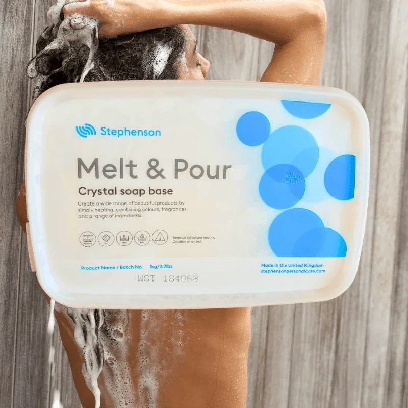 Bază de săpun albă vegetală - Melt & Pour Crystal WST, 1kg [1]