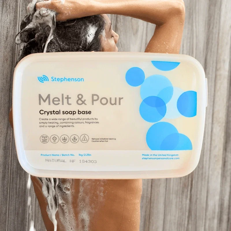 Bază de săpun vegetală fără parfum - Melt & Pour Natural HF, 1kg [1]