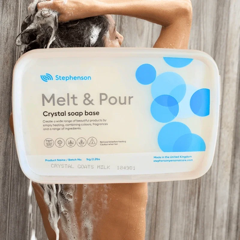 Bază de săpun cu lapte de capră - Melt & Pour naturală, 1kg [1]