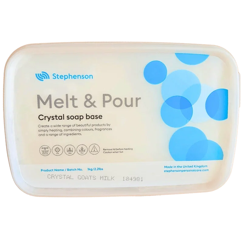Bază de săpun cu lapte de capră - Melt & Pour naturală, 1kg [3]