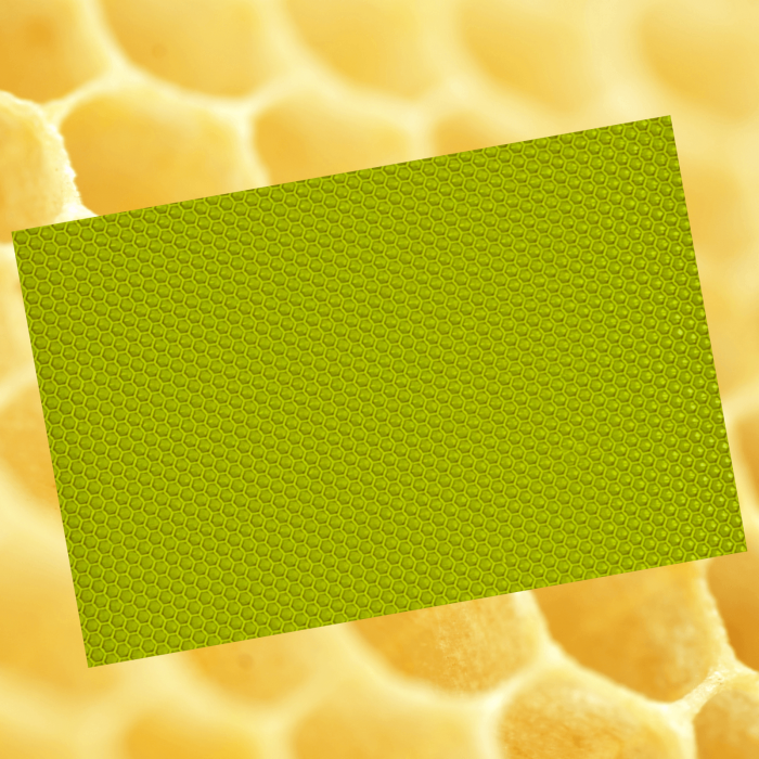 Foiță tip fagure din ceară colorată - Verde Lime [2]