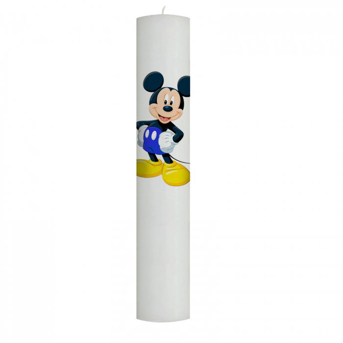 Lumanare Botez Mickey cu albastru [2]