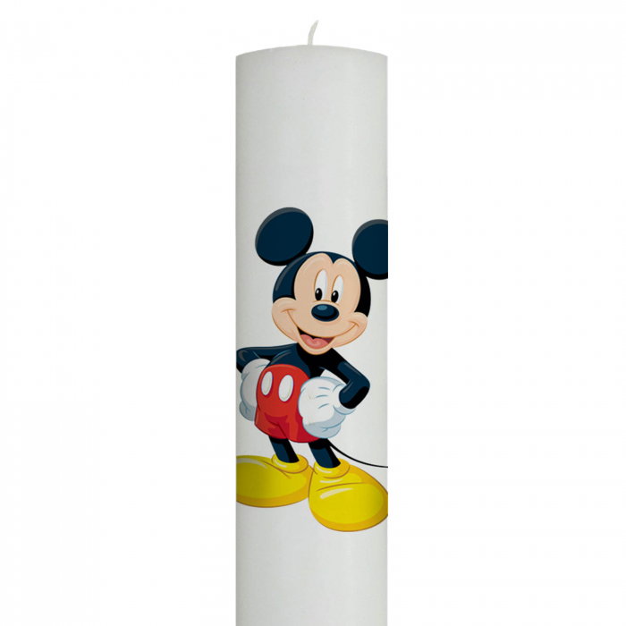 Lumanare Botez Mickey cu rosu [3]