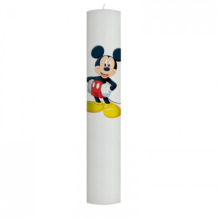 Lumanare Botez Mickey cu rosu [2]