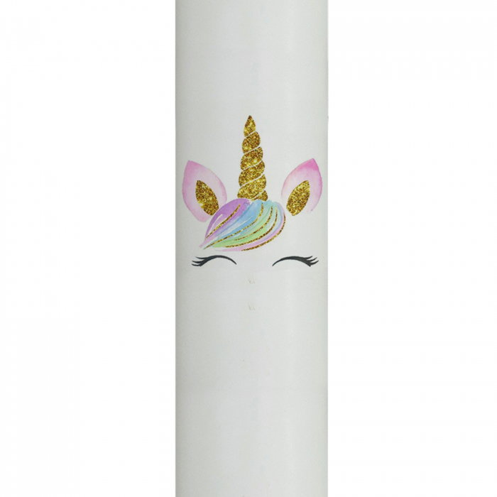 Lumanare Botez Unicorn cu sclipici [5]