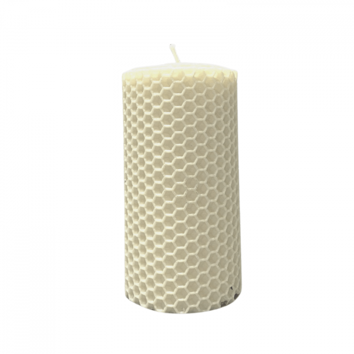 Lumânare tip Fagure din Ceară Colorată - Ivory [4]
