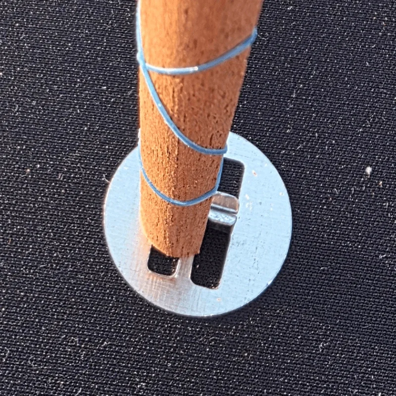 Fitil din lemn exotic tip rotund (tub) - 90 × 10 mm - set 20 buc [2]