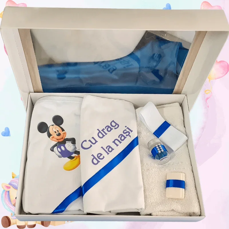 Trusou pentru botez imprimat cu Mickey Bleo [2]