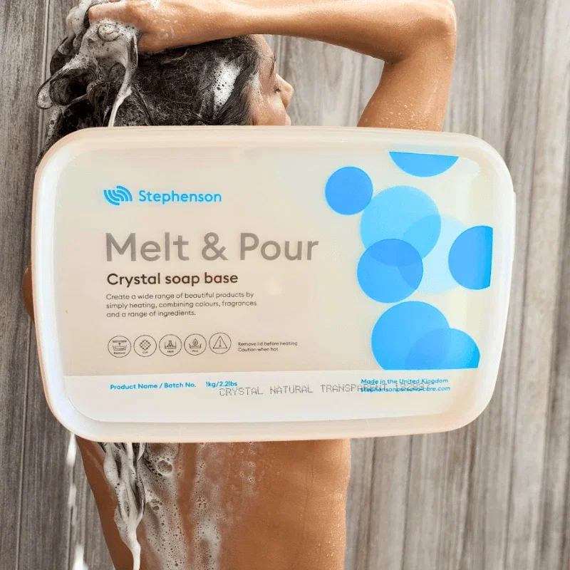 Baze Preparare Cosmetice Naturale - Bază de săpun transparentă - Melt & Pour Natural Transparent, 1kg