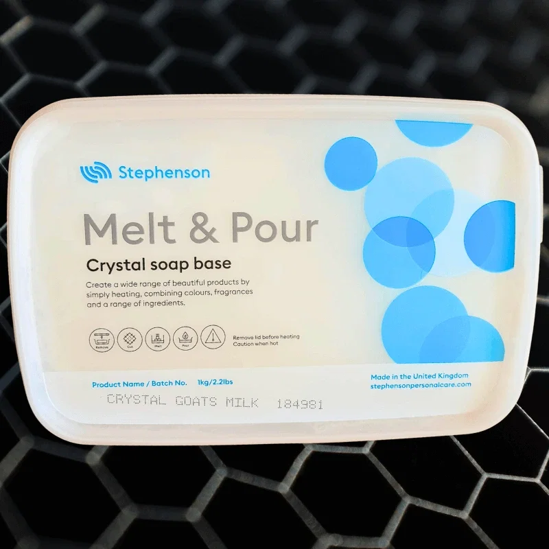 Bază de săpun cu lapte de capră - Melt & Pour naturală, 1kg [1]