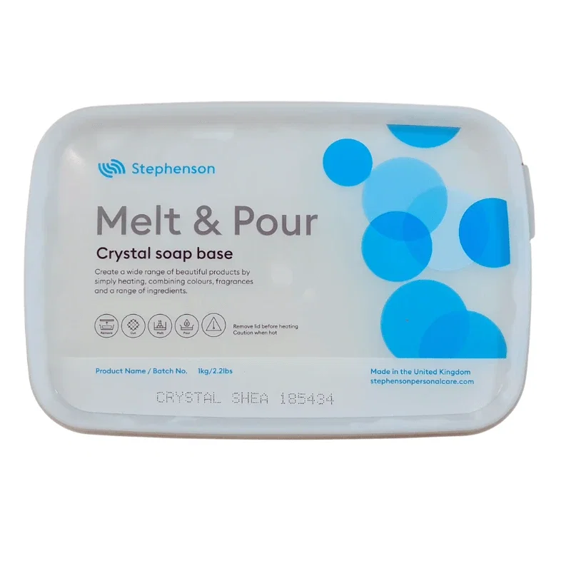Bază de săpun vegetală cu unt de shea - Melt & Pour Crystal Shea, 1kg [2]