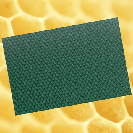 Foiță tip fagure din ceară colorată - Verde Inchis [1]
