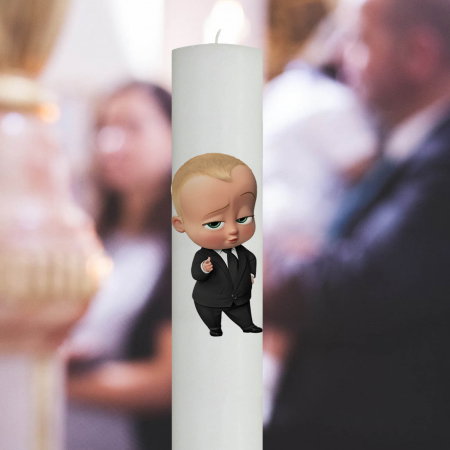 Lumânări Botez simple - Lumanare Botez Bebe Boss