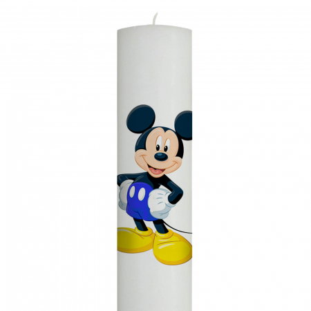 Lumanare Botez Mickey cu albastru [2]