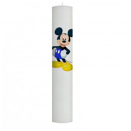 Lumanare Botez Mickey cu albastru [1]