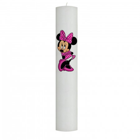 Lumanare Botez Minnie cu rochita roz [1]