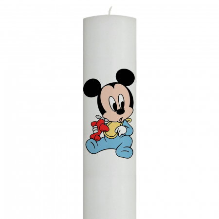 Lumanare Botez Baby Mickey cu avion [2]