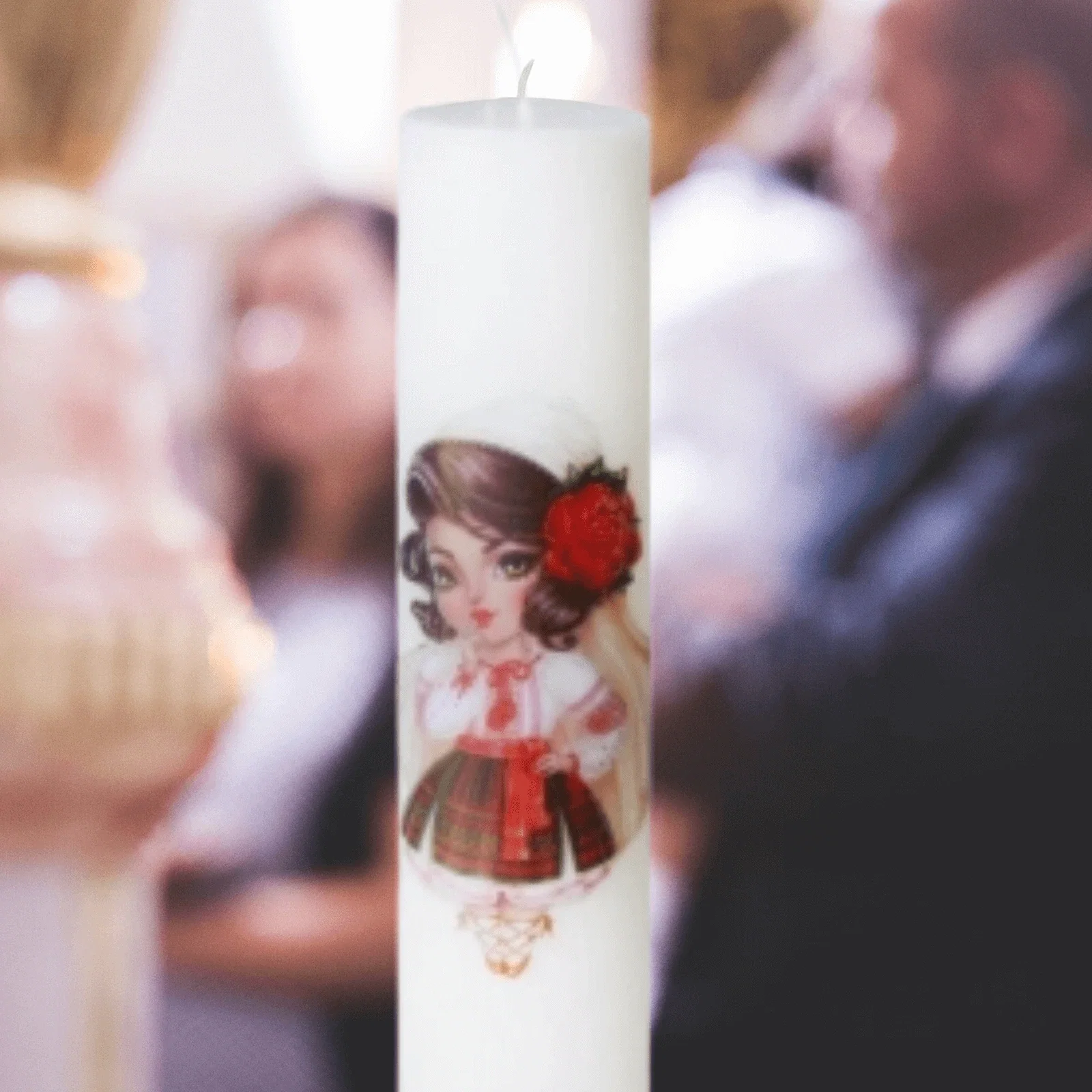 Lumânări Botez simple - Lumanare Botez Tarancuta