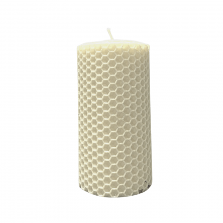 Lumânare tip Fagure din Ceară Colorată - Ivory [3]
