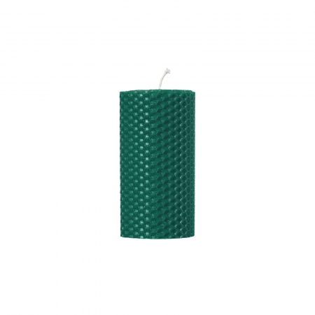 Lumânare tip Fagure din Ceară Colorată - Verde inchis [1]