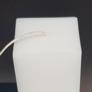 Lumanare Botez Patrata Alba H40cm L5.5cm [2]