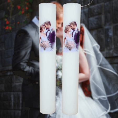 Articole Nuntă - Set 2 Lumanari Nunta Călăuza Dragostei