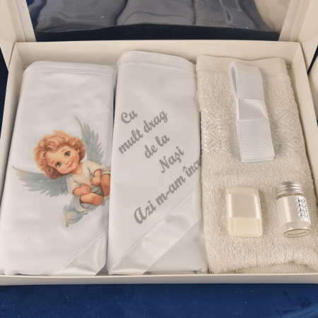 Trusou pentru botez imprimat cu Ingeras dragalas [3]