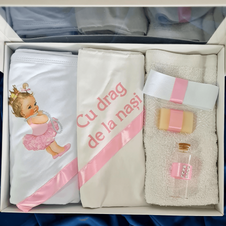 Trusou pentru botez imprimat Printesa cu rochita [0]