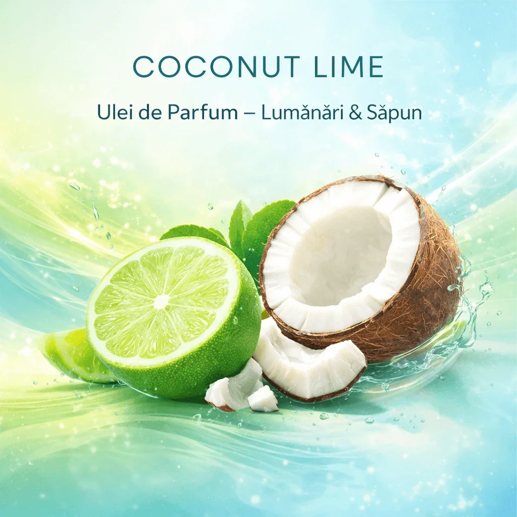 Ulei de Parfum – Lumânări & Săpun - Ulei de Parfum Coconut Lime - Tropical Fresh Citric - 50ml